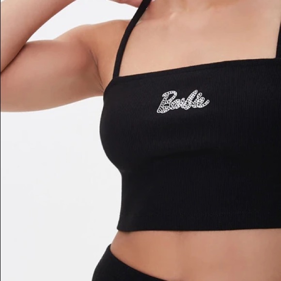 Forever 21 Tops - Forever 21 Barbie Cropped Cami (Black) - Small